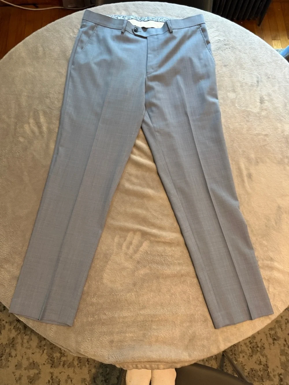 Bar III Light Blue Two-Button Men's Suit